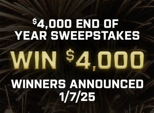 Win 2024 $4,000 End of Year Sweepstakes