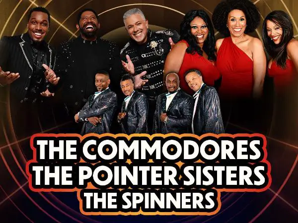 Win A Pair Of Tickets To See The Commodores and Pointer Sisters Sweepstakes