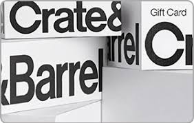 Win A $100 Crate and Barrel Gift Card!