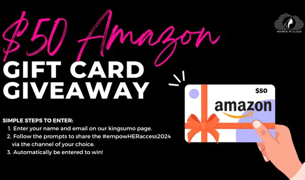 Win empowHERaccess Awards $50 Amazon Gift Card Giveaway