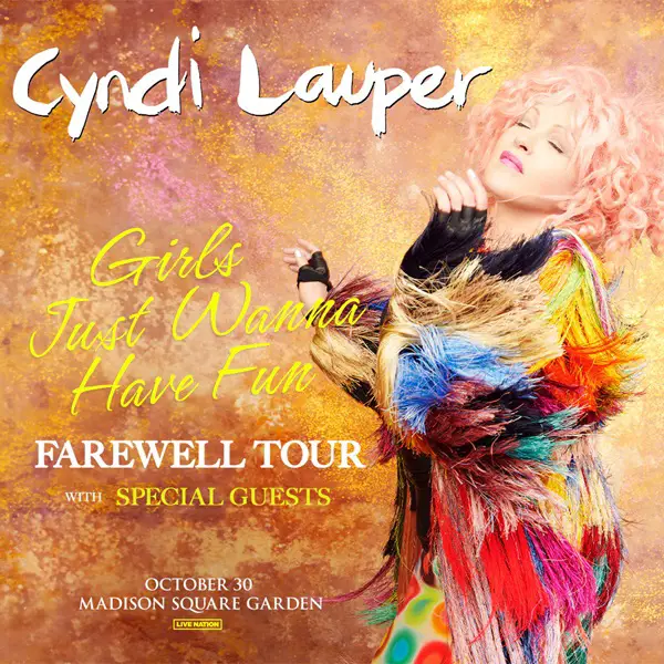 Win A Pair Of Tickets To See Cyndi Lauper Sweepstakes