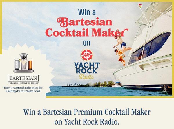 Win A Bartesian Cocktail Maker On Yacht Rock Radio Sweepstakes