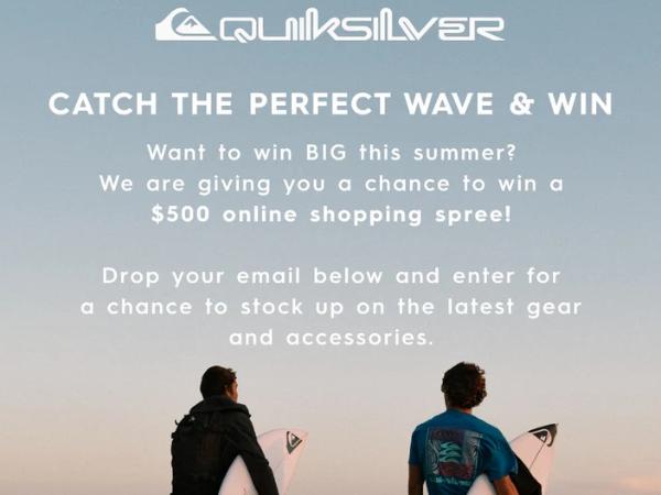 Win Quiksilver Catch The Perfect Wave 2024 Sweepstakes