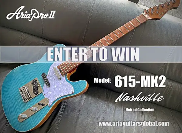 Win A Free Aria Pro II 615-MK2 Nashville Guitar