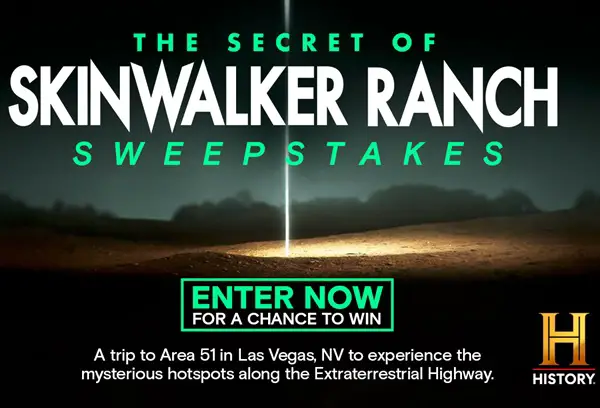 Win The Secret of Skinwalker Ranch Sweepstakes
