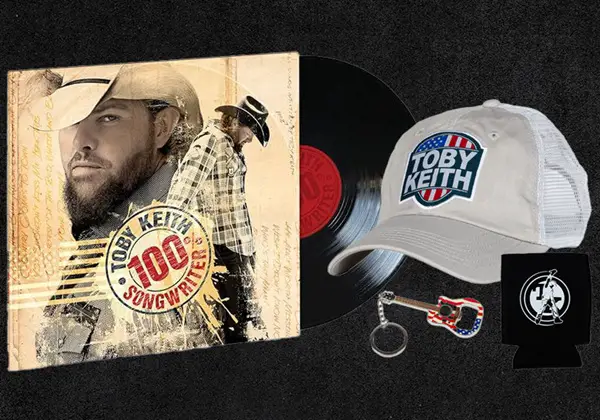 Win A Selection Of Toby Keith Merch & Vinyl Giveaway
