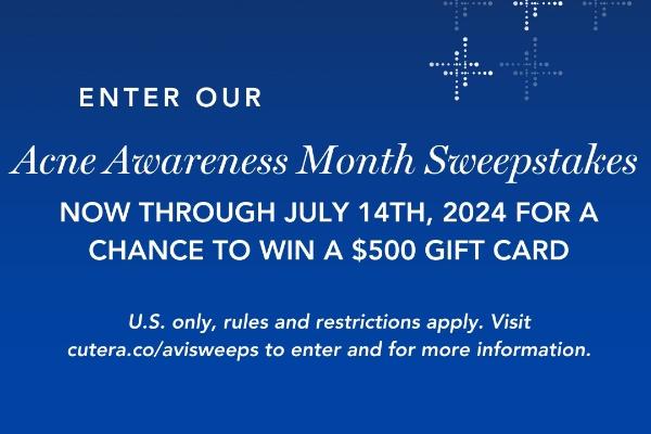 Win The AviClear Acne Awareness Sweepstakes