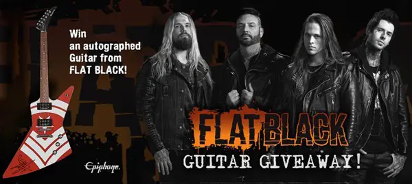 Win A Custom Epiphone Gibson Guitar From Flat Black Sweepstakes