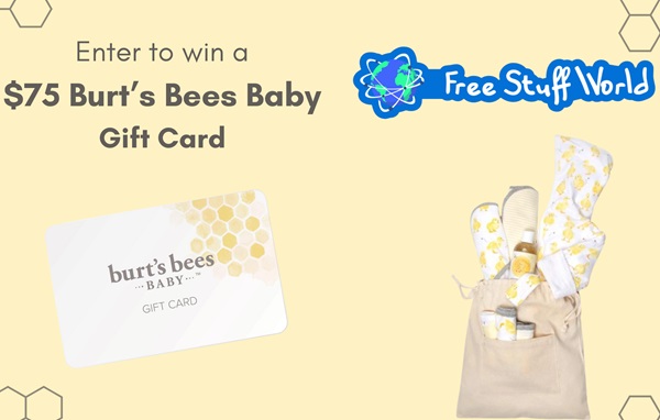 Win A $75 Burt's Bees Baby Gift Card!