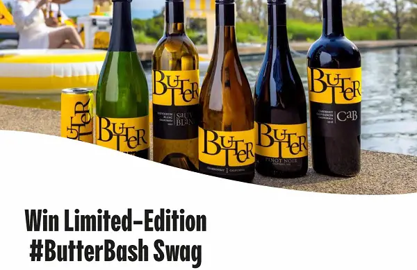 Win Butter Wines by JaM Cellars and Butter Swag!