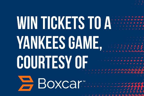 Win Tickets to a Yankees Game, courtesy of Boxcar Sweepstakes