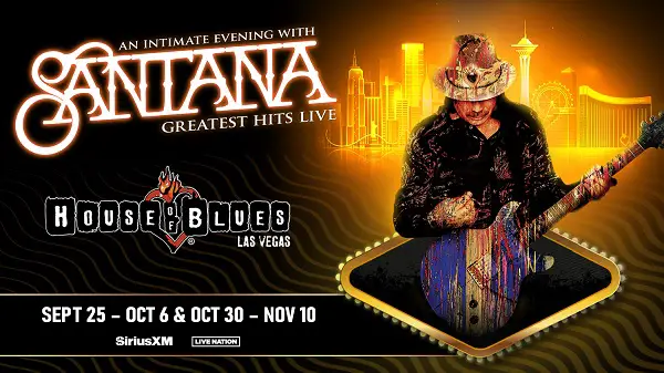 Win Santana at House Of Blues Las Vegas SiriusXM Sweepstakes