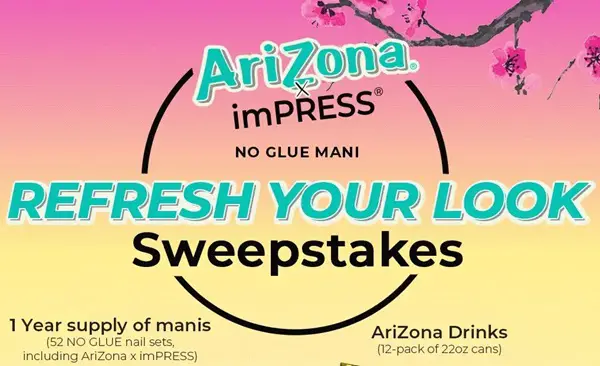 Win AriZona x imPRESS Refresh Your Look Sweepstakes