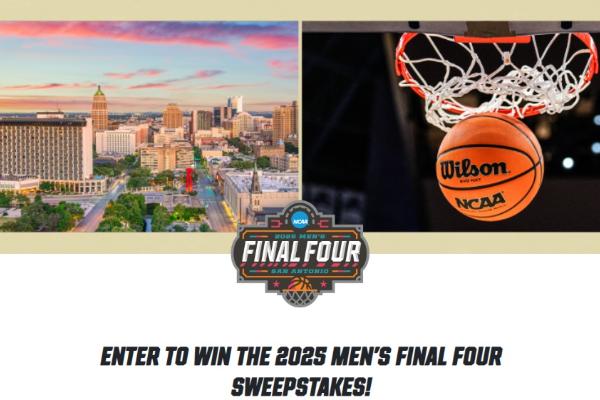 Win NCAA Men’s Final Four Ultimate College Basketball Experience Giveaway