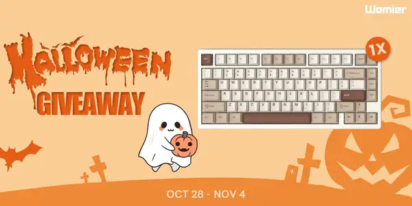 Win Womier RD75 Keyboard Halloween Giveaway