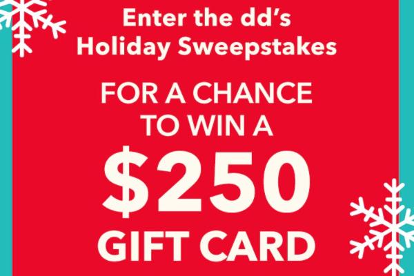 Win The dd's DISCOUNTS Holiday Sweepstakes