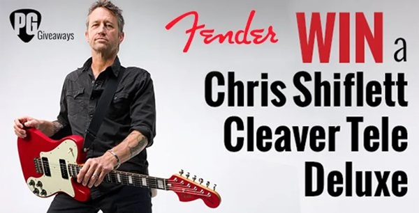 Win The Fender Chris Shiflett Cleaver Telecaster Deluxe Giveaway