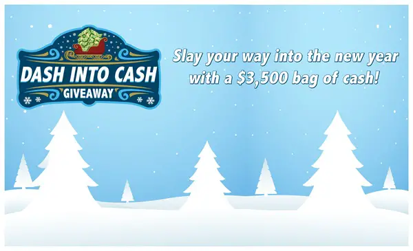 Win The Dash Into Cash Giveaway