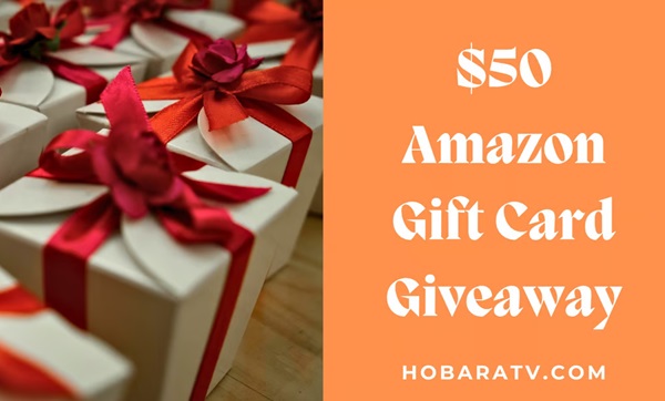 Win A $50 Amazon Gift Card Giveaway