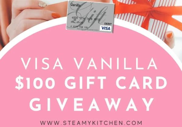 Win $100 Visa Vanilla Gift Card Giveaway