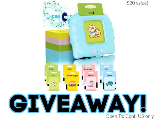 Win KOKODI Talking Flash Cards Toy Giveaway