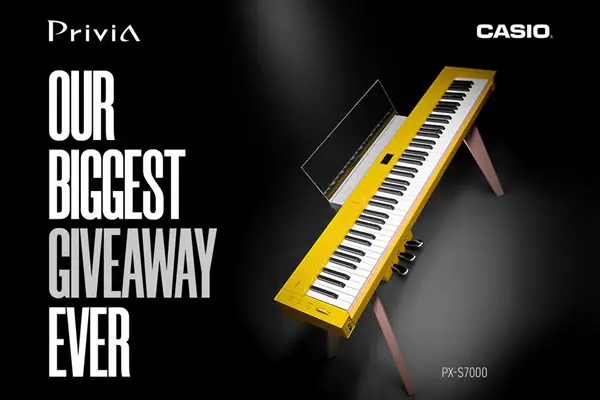 Win The Casio Music Gear PX-S7000HM Sweepstakes