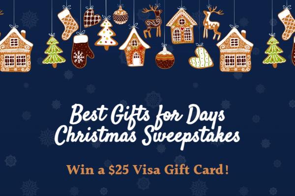 Win The Best Gifts for Days Christmas Sweepstakes