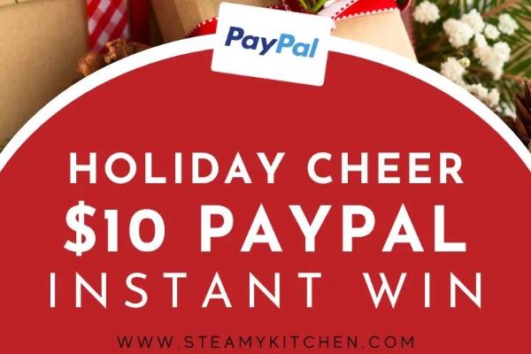 Win Holiday Cheer PayPal Gift Card Instanty