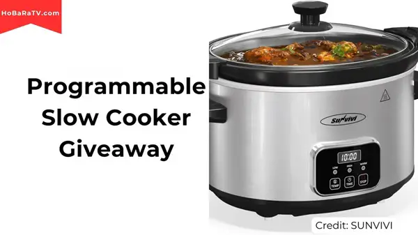 Win Sunvivi 4QT Programmable Slow Cooker Giveaway