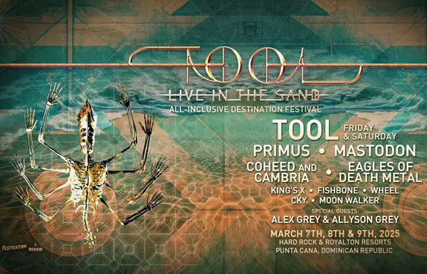 Win Tool Live In The Sand Festival SiriusXM Sweepstakes