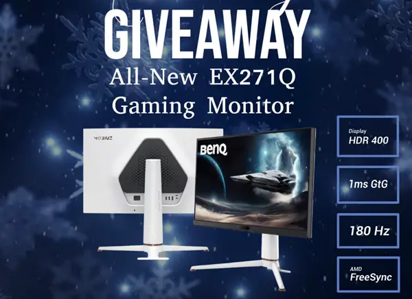 Win BenQ MOBIUZ x OoeyGooee EX271Q Gaming Monitor Sweepstakes