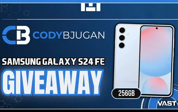 Win Cody Bjugan | Samsung Galaxy S24 FE 256GB Giveaway