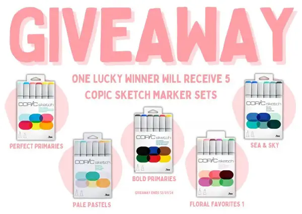 Win 5 Sets of Copic Sketch Markers!