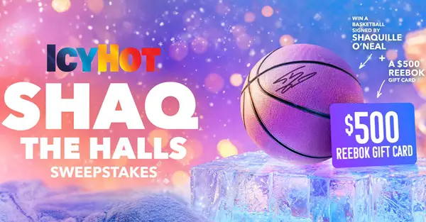 Win Icy Hot - Shaq the Halls Sweepstakes