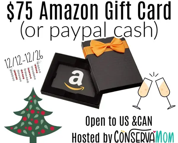 Win A $75 Amazon or PayPal Giveaway