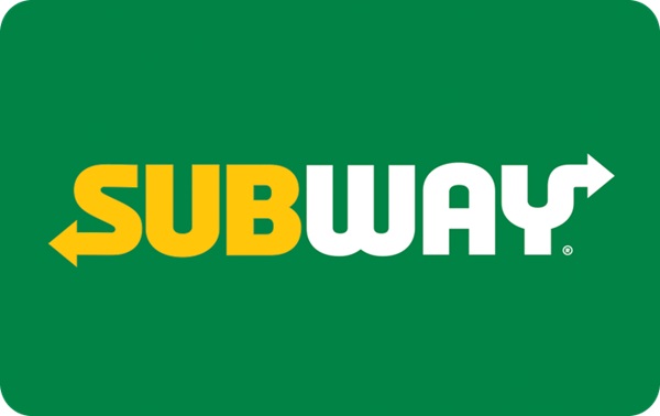 Win A $15 Subway eGift Card Giveaway