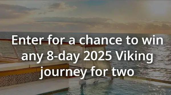 Viking Cruises Sweepstakes: Win A 8-day Cruise Vacation