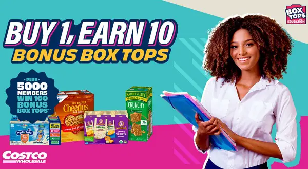 Box Tops For Education Back to School Sweepstakes: Win 100 Bonus Box Tops! (5000 Winners)