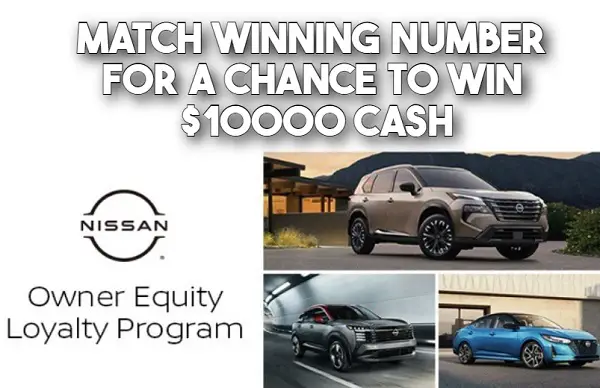 Nissan Year January Match & Win Game: Win $10000 Cash for Free!