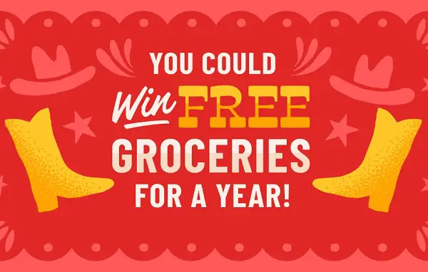 HEB Grocery Sweepstakes: Win a Year of Free Groceries! (120 Winners)