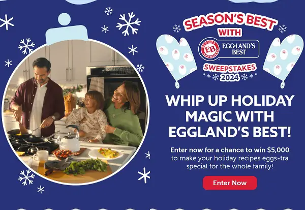 EB Family Sweepstakes: Win $5,000 Cash and Egg-Cellent Prizes!