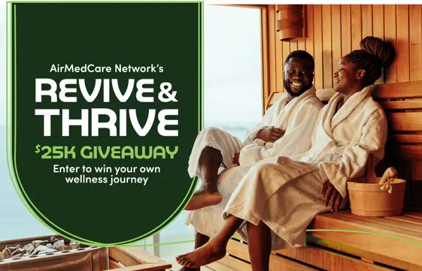 AirMedCare Network’s Revive & Thrive $25000 Cash Giveaway