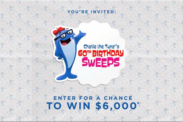 Starkist - Charlie the Tuna’s 60th Birthday Sweepstakes - Social Media