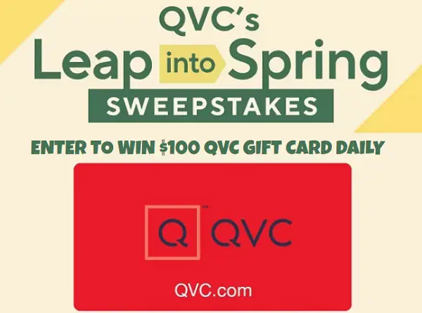 QVC Leap Into Spring Sweepstakes 2024
