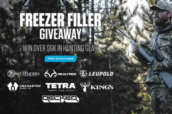 Freezer Filler Giveaway: Win over $6000 in Hunting Gear