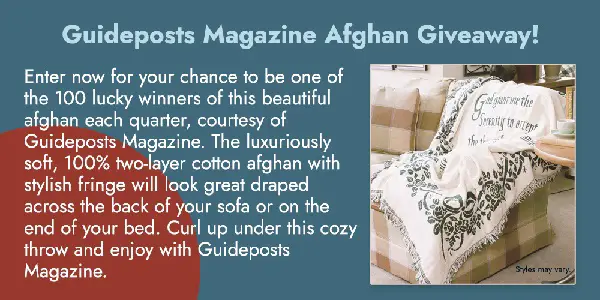 Guideposts Afghan Blanket Giveaway (100 Winners)