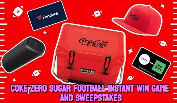 Coke Zero Sugar Football Sweepstakes: Win the Ultimate Blitz Experience or Instant Win Prizes!