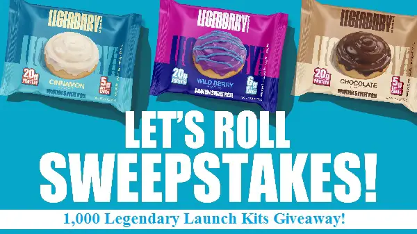 Legendary Foods Protein Sweet Rolls Kit Giveaway (1000 Winners)!