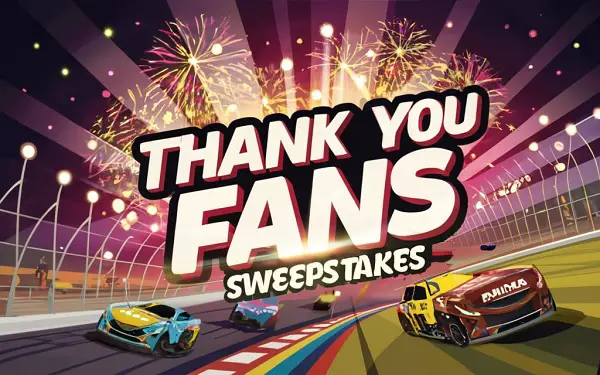 Nascar 2024 Thank You Fans Sweepstakes: Win Free Race Ticket and More (300+ Winners)
