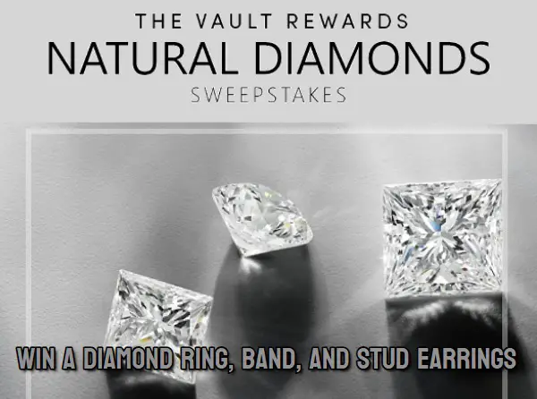 Vault Rewards Sweepstakes 2024: Win Free Diamond Jewelry!